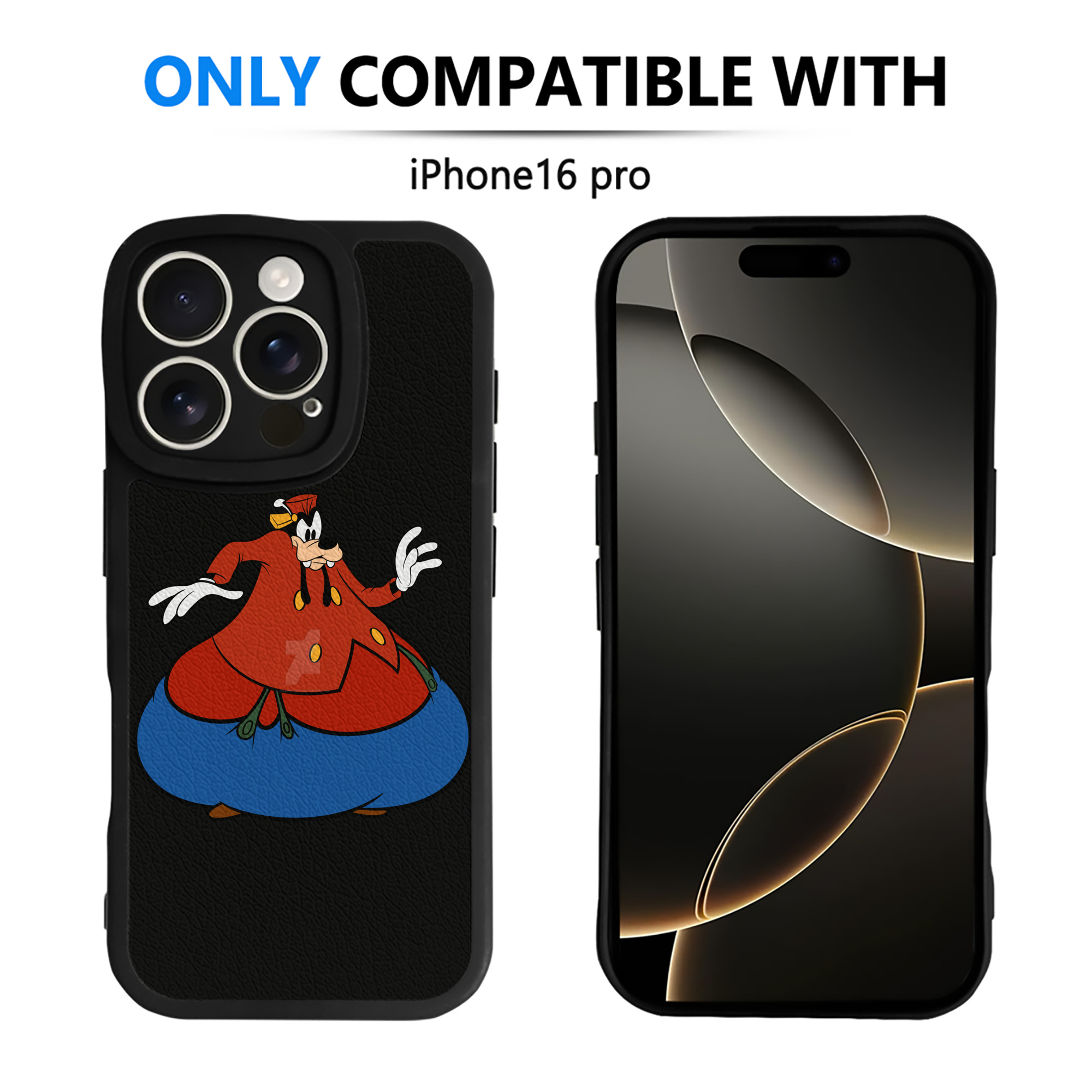 （画像用） ミッキーマウス Mickey Mouse 【iPhone 16シリーズ対応】シリコンスマホケース（レザー調） 材質：シリコン